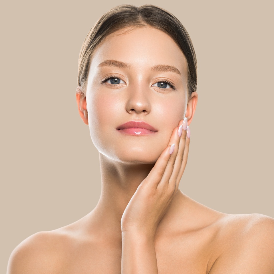 Beauty woman face healthy clean natural beautiful skin care. Female beauty natural make up young model face close up beauty