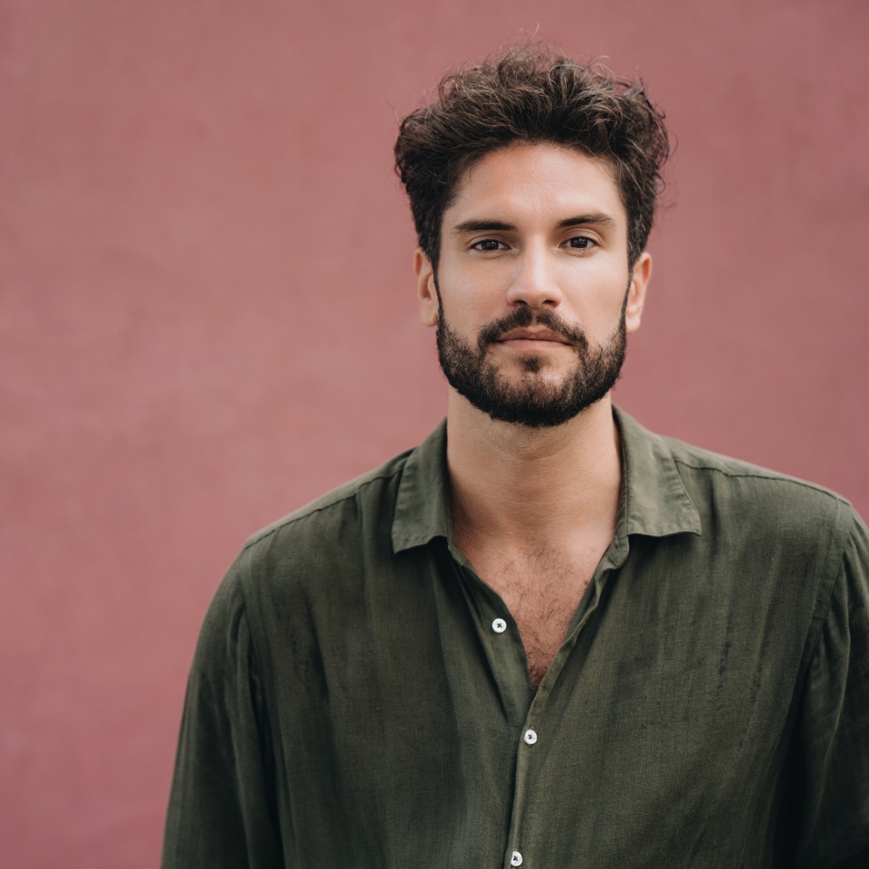 Portrait of a handsome man outdoors